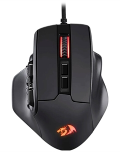 Проводная игровая мышь Redragon Aatrox, черный, 15 кнопок, 12400 dpi (71276)
