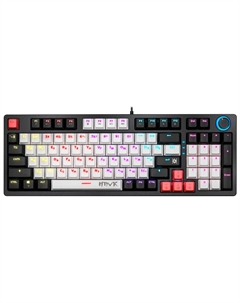 Механическая клавиатура Defender Hawk GK-418 RU, радужный, 97 кнопок, красный свитч (45418)