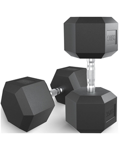 Гантель гексагональная Fit, обрезиненная, 35 кг Unix