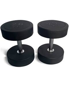 Гантель Fit PRO, круглая, обрезиненная, 20 кг Unix