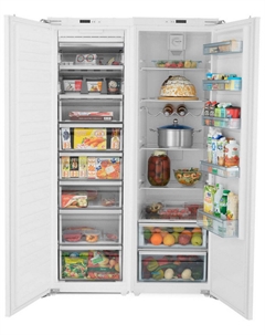 Встраиваемый холодильник Side-by-Side Scandilux SBSBI 524EZ (RBI 524EZ+FNBI 524E)