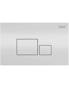 Клавиша смыва Quadro белый матовый D&k