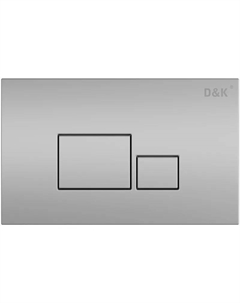 Клавиша смыва Quadro хром матовый D&k