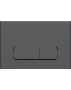 Кнопка смыва VFP-002GM вороненая сталь Vincea