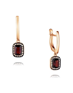 Серьги из золота Адамас