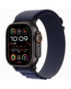 Умные часы Apple Watch Ultra 2 2024 49mm Black Titan Alpine Loop Navy M
