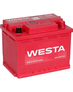 Автомобильный аккумулятор 60 Ач обратная полярность L2 Westa