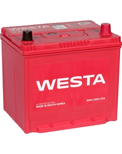 Автомобильный аккумулятор Asia 65 Ач обратная полярность D23L Westa