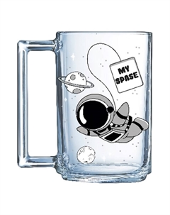 Кружка Фитнес Спейс 320мл стекло Luminarc