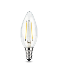 Лампа Filament 7Вт Е14 LED 550Лм 2700К свеча Gauss