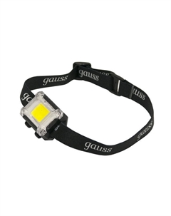 Фонарь налобный GFL304 3Вт LED 180Лм 3xAAA Gauss