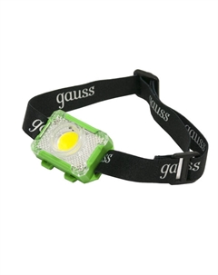 Фонарь налобный GFL305 3Вт LED 150Лм 3xAAA Gauss