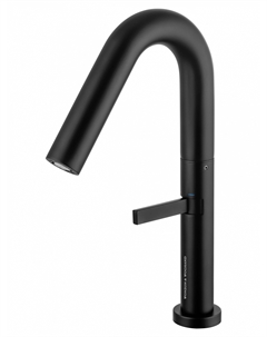 Смеситель для раковины WW-6068-MB черный Wonzon & woghand