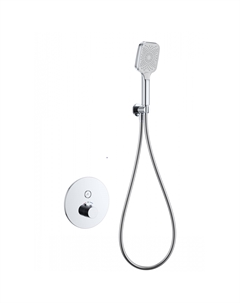 Встраиваемый смеситель для душа WW-D1017-A-CR хром, с термостатом Wonzon & woghand