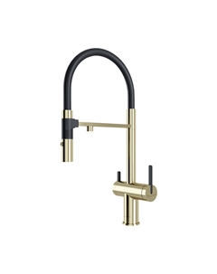 Смеситель для кухни Gravity Gr213888-LG светлое золото Paulmark