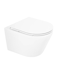 Унитаз подвесной Tre BB8001CHR/SC c креплением и сиденьем дюропласт soft close Belbagno