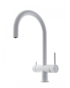 Смеситель для кухни WW-3211-MW белый, под фильтр Wonzon & woghand