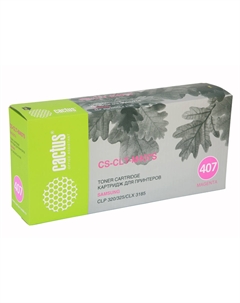 Картридж лазерный Cactus CS-CLT-M407S (CLT-M407S), пурпурный, 1000 страниц, совместимый для Samsung CLP-320/325 series, CLX-3185 series