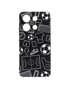 Чехол-накладка Luxo Creative для смартфона Xiaomi/Poco Redmi Note 13 4G Global, силикон, принт 140 (238047) Luxó