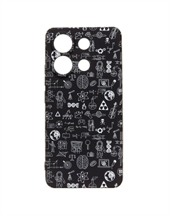 Чехол-накладка Luxo Creative для смартфона Xiaomi/Poco Redmi Note 13 4G Global, силикон, принт 141 (238048) Luxó