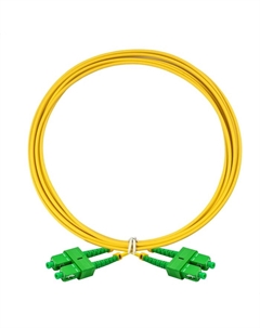 Патч-корд оптический FC-D-9-SC/APC-SC/APC-2M-LSZH, SC/APC-SC/APC, одномодовый, 9/125, OS2, двойной, 2 м, LSZH, желтый (EX297909RUS) Exegate