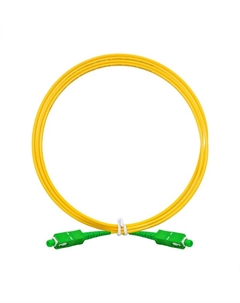 Патч-корд оптический FC-S-9-SC/APC-SC/APC-3M-LSZH, SC/APC-SC/APC, одномодовый, 9/125, OS2, одинарный, 3 м, LSZH, желтый (EX297903RUS) Exegate