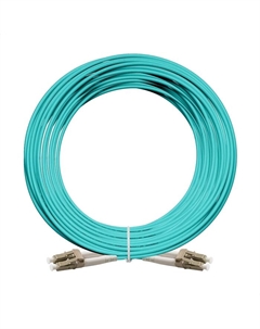 Патч-корд оптический FC-D-503-LC-LC-15M-LSZH, LC/UPC-LC/UPC, многомодовый, 50/125, OM3, двойной, 15 м, LSZH, зеленый (EX297950RUS) Exegate