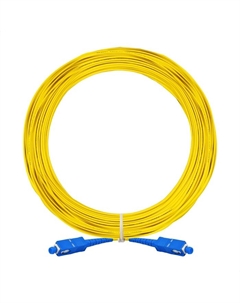 Патч-корд оптический FC-S-9-SC-SC-20M-LSZH, SC/UPC-SC/UPC, одномодовый, 9/125, OS2, одинарный, 20 м, LSZH, желтый (EX297928RUS) Exegate