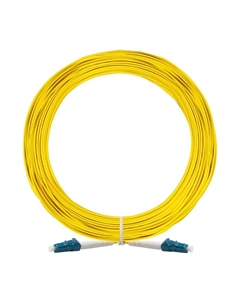 Патч-корд оптический FC-S-9-LC-LC-20M-LSZH, LC/UPC-LC/UPC, одномодовый, 9/125, OS2, одинарный, 20 м, LSZH, желтый (EX297889RUS) Exegate