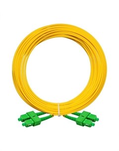 Патч-корд оптический FC-D-9-SC/APC-SC/APC-10M-LSZH, SC/APC-SC/APC, одномодовый, 9/125, OS2, двойной, 10 м, LSZH, желтый (EX297912RUS) Exegate