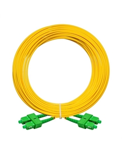 Патч-корд оптический FC-D-9-SC/APC-SC/APC-15M-LSZH, SC/APC-SC/APC, одномодовый, 9/125, OS2, двойной, 15 м, LSZH, желтый (EX297913RUS) Exegate