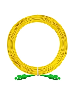 Патч-корд оптический FC-S-9-SC/APC-SC/APC-20M-LSZH, SC/APC-SC/APC, одномодовый, 9/125, OS2, одинарный, 20 м, LSZH, желтый (EX297907RUS) Exegate