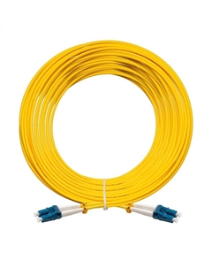 Патч-корд оптический FC-D-9-LC-LC-20M-LSZH, LC/UPC-LC/UPC, одномодовый, 9/125, OS2, двойной, 20 м, LSZH, желтый (EX297891RUS) Exegate
