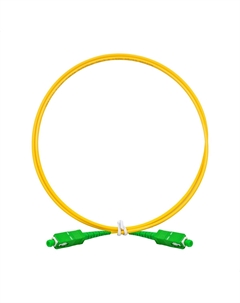 Патч-корд оптический FC-S-9-SC/APC-SC/APC-1M-LSZH, SC/APC-SC/APC, одномодовый, 9/125, OS2, одинарный, 1 м, LSZH, желтый (EX297901RUS) Exegate