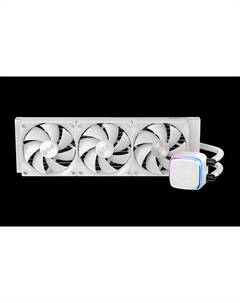 Жидкостное охлаждение Iota L36 WH ARGB для Socket 115x/1200/1700/1851/AM5/AM4, 300 Вт, 3x120 мм, ARGB, белый (Iota-L36-WH) Ocypus