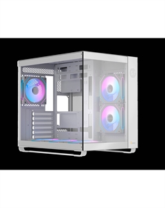 Корпус Iota C70 WH ARGB, ATX, Midi-Tower, 2xUSB 3.0, USB Type-C, RGB подсветка, белый, без БП (Iota-C70-WH) Ocypus