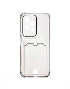 Чехол-накладка Activ SC276 с картхолдером для смартфона HONOR 200 lite, силикон, черный (237825)