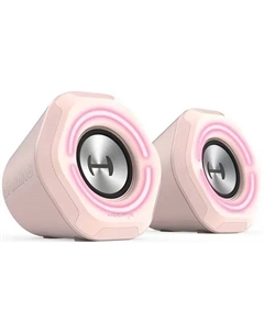 Акустика 2.0 Edifier G1000 , 10 Вт, AUX, Bluetooth, подсветка, розовый (G1000 )