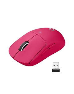 Мышь беспроводная PRO X SUPERLIGHT Pink, 25600dpi, оптическая светодиодная, USB, розовый (910-005959) Logitech