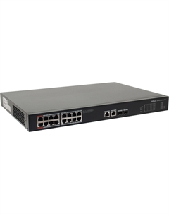 Коммутатор PFS3220-16GT-240, кол-во портов: 16x1 Гбит/с, кол-во SFP/uplink: combo RJ-45/SFP 4x1 Гбит/с, установка в стойку, PoE: 16x90 Вт (макс. 240 Вт) (DH-PFS3220-16GT-240) Dahua