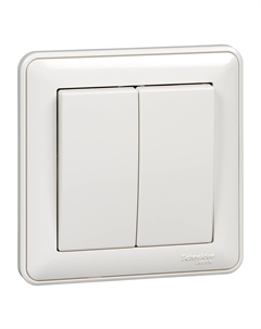 Выключатель Schneider Electric W59, 2кл., скрытый монтаж, в сборе, белый (VS510-252-18) Schneider electric