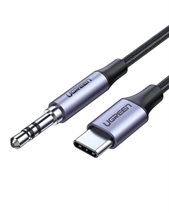 Кабель USB Type-C(M)-Jack 3.5mm(M), 1 м, черный, UGREEN AV143 (30633) Ugreen