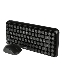 Клавиатура + мышь 626376AG, беспроводная, USB, черный (SBС-626376AG-K) Smartbuy
