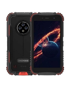 Смартфон DOOGEE S35, 5" 720x1280 IPS, MediaTek MT6737, 3Gb RAM, 16Gb, 3G/4G, Wi-Fi, BT, 3xCam, 2-Sim, 4350 мА⋅ч, Micro-USB, Android 10, черный, ударопрочный корпус Doogee