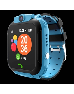Умные часы детские GEOZON Dune, 1.4" IPS, черный/синий (G-W23BLU) Geozon