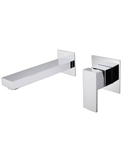 Смеситель для раковины встраиваемый Abber Daheim хром однорычажный (AF8212)