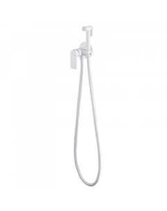 Смеситель с гигиеническим душем встраиваемый Abber Weiss Insel со скрытой частью в комплекте белый (AF8025W)