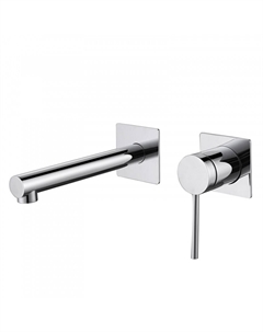 Смеситель для раковины встраиваемый Abber Emotion хром однорычажный (AF8812)