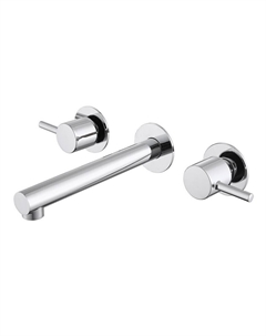 Смеситель для раковины встраиваемый Abber Emotion хром двухвентильный (AF88121)