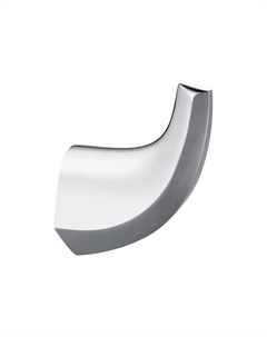 Крючок для ванной Abber одинарный на шуруп металл хром (AA1550)